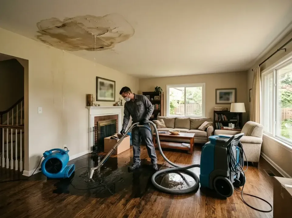 attic-pipe-burst-ceiling-drip-008 — frequently asked questions, Water Damage Restoration & Carpet Care in Manchester, GA